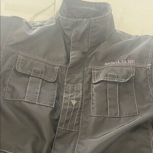 Guess Black Jacket with Flap Pockets